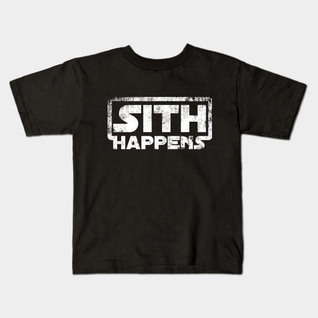 Sith Happens Kids T-Shirt by LabRat